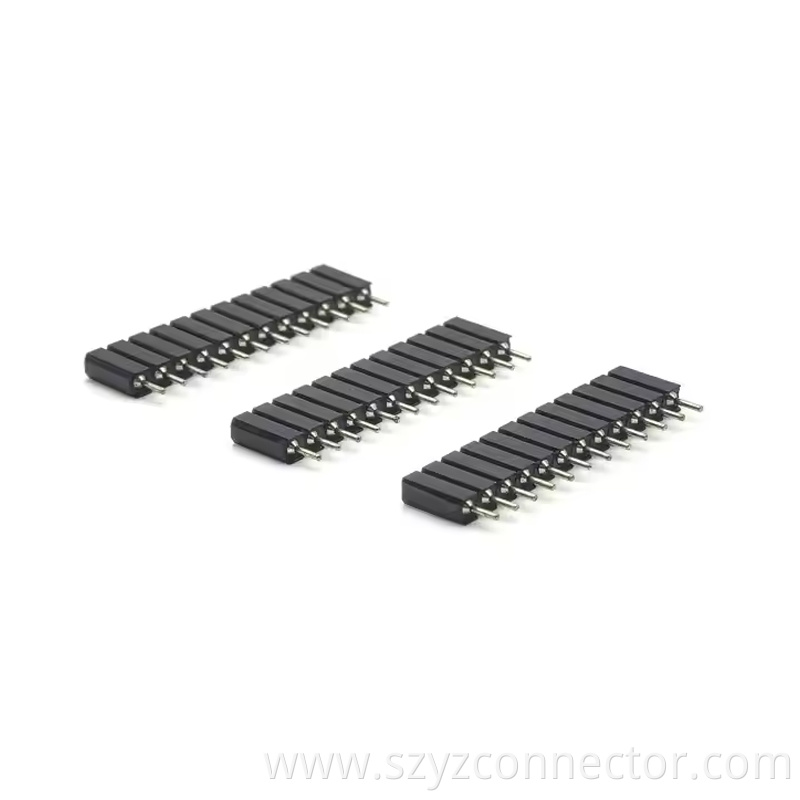 2.54mm Pitch Machined Female Header Connector H7.0mm L10.0mm 112P (2)